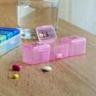 Органайзер для таблеток на 7 дней MVM 17.5x10.7x2.7 см Прозрачный - изображение 3