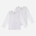 Zestaw koszulek z długim rękawem chłopięcych 2 szt Tup Tup B20400-1000 98 cm Biała (5901845286039) - obraz 1