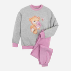 Дитяча піжама для дівчинки Tup Tup P202DZ-7900 92 см Сіра/Фіолетова (5901845256391) - зображення 1