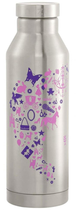 Butelka na wodę Step by Step Purple & Rose 500 ml Grey (4047443466730) - obraz 1