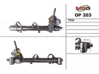 Рульова рейка із ГУР Opel Zafira B 05-12, Opel Astra H 04-14, Opel Astra G 98-05 MSG OP203