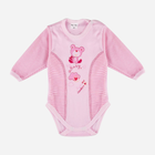 Набір дитячих боді 2 шт для дівчинки Tup Tup T21B206-BM02 80 см Білий/Рожевий (5901845287647) - зображення 2
