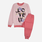 Дитяча піжама для дівчинки Tup Tup P308DZ-2610 128 см Рожева (5907744014315) - зображення 1