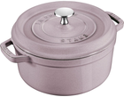 Каструля чавунна кругла Staub з кришкою квітуча вишня 2.6 л (40508-863-0) - зображення 1