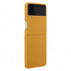 Панель Samsung Leather Cover для Galaxy Z Flip 3 Mustard (8806092632943) - зображення 1