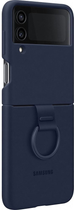 Панель Samsung Silicone Cover with ring для Galaxy Flip 4 Navy (8806094622461) - зображення 1