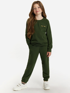 Komplet dziecięcy sportowy (bluza + spodnie) dla dziewczynki Tup Tup 101400-5010 110 cm Khaki (5907744490546) - obraz 1