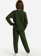 Дитячий спортивний костюм (світшот + штани) для дівчинки Tup Tup 101400-5010 134 см Хакі (5907744490584) - зображення 2