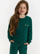 Дитячий спортивний костюм (світшот + штани) для дівчинки Tup Tup 101401-5000 128 см Зелений (5907744490676) - зображення 3