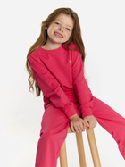 Дитячий спортивний костюм (світшот + штани) для дівчинки Tup Tup 101410-2200 128 см Малиновий (5907744491574) - зображення 3