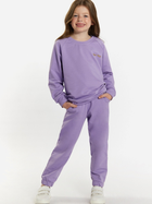 Дитячий спортивний костюм (світшот + штани) для дівчинки Tup Tup 101411-2510 110 см Фіолетовий (5907744491642) - зображення 1