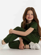 Дитяча футболка для дівчинки Tup Tup 101500-5010 122 см Хакі (5907744499693) - зображення 3