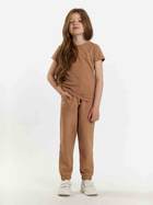 Дитяча футболка для дівчинки Tup Tup 101500-1070 122 см Світло-коричнева (5907744500191) - зображення 3