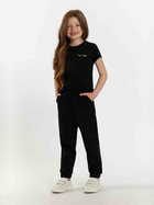 Дитяча футболка для дівчинки Tup Tup 101500-1010 128 см Чорна (5907744500405) - зображення 1