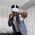Okulary wirtualnej rzeczywistości Oculus Meta Quest 2 256 GB Białe (301-00351-02) - obraz 9