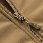 Куртка M-Tac Soft Shell с подстежкой Tan S 2000000159553 - изображение 4