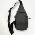 Плечевая тактическая сумка с липучкой, Черная - изображение 7
