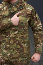 Тактический костюм куртка и брюки с наколенниками Multicam военный костюм мультикам, Multicam комплект с наколенниками M - изображение 9