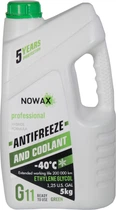 Тосол антифриз зеленый -40 (Nowax) G-11 5кг. NX05003