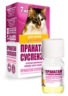 Суспензия для дегельминтизации кошек O.L.KAR Пранатан 7 мл широкий спектр действия