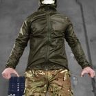 Чоловіча вологостійка Куртка - Дощовик із мембраною олива розмір 3XL - зображення 4