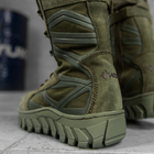 Мужские высокие Ботинки с резиновыми вставками / Берцы Bates Annobon Boots олива размер 45 - изображение 4