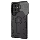 Протиударний TPU+PC чохол Nillkin CamShield Armor Prop для Samsung Galaxy S25 Ultra Black