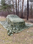 Маскировочная сетка 6х10м для автомобиля, пикапа, внедорожника и техники "Листья зелёные №2" - изображение 5