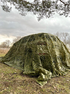 Маскировочная сетка 6х10м для автомобиля, пикапа, внедорожника и техники "Листья зелёные №2" - изображение 9