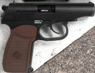 Стартовий шумовий пістолет RETAY PM Макаров + 20 шт холостих набоїв (9 мм) - зображення 3