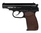 Стартовий шумовий пістолет RETAY PM Макаров + 20 шт холостих набоїв (9 мм) - зображення 6