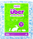 Паперова підстилка для гризунів Premier Pet Soft Paper Bedding Blue/White 56 л (0037461417566) - зображення 1