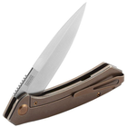 Нож складной Adimanti by Ganzo (Skimen design) титановый Коричневый (Skimen-TBZ) - изображение 5