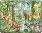 Puzzle Larsen Maxi Europejskie królestwo zwierząt (7023852116333) - obraz 1