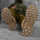 Мужские ботинки с автоматической шнуровкой / Кроссовки "Combat" койот размер 40 - изображение 6
