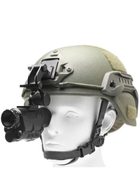 Монокулярный прибор ночного видения на шлем NVG30 Wi-Fi 940nm с креплением на шлем и аккумулятором (Черный) - изображение 11