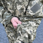 Износостойкая Мужская Куртка "Горка 5" рип стоп с капюшоном и липучками для шевронов пиксель размер 60-62 - изображение 5