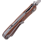 Нож складной SOG Twitch II Wood Handle коричневый - изображение 5