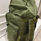 Тактический армейский рюкзак на 70л, большой рейдовый, хаки - изображение 5