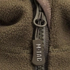 Куртка M-Tac Lite Microfleece Hoodie Army Olive Размер S - изображение 3