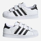Trampki chłopięce na rzepy Adidas Originals Superstar EF4842 22 (5.5KUK) Białe (4062053378112) - obraz 5