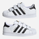 Trampki chłopięce na rzepy Adidas Originals Superstar EF4842 25.5 (8.5UK) Białe (4062053378037) - obraz 5