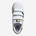 Trampki chłopięce na rzepy Adidas Originals Superstar EF4842 25.5 (8.5UK) Białe (4062053378037) - obraz 6