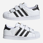 Trampki chłopięce na rzepy Adidas Originals Superstar EF4838 28 (10UK) Białe (4062053339663) - obraz 5