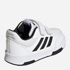 Дитячі кеди для хлопчика Adidas Tensaur Hook and Loop GW1988 23 (6UK) Білі (4065426038521) - зображення 4