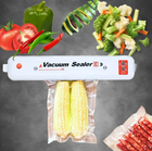 Вакуумный автоматический бытовой упаковщик Вакуумное упаковочное оборудование вакууматор (Белый) Vacuum Sealer 90W