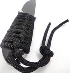 Тактический Нож Avalanche с Чехлом Черный 18 см с Плетеной Рукоятью Туристический Охотничий Рыболовный Походный - изображение 4