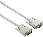 Kabel Hama DVI-D - DVI-D M/M 1.5 m White (4047443442673)