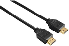 Кабель Hama HDMI - HDMI gold-plated M/M 3 м Black (4047443432377) - зображення 1
