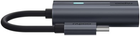 Adapter Rapoo UCA-1002 USB Type-C - mini-jack 3.5 mm M/F Black (6940056114044) - obraz 1